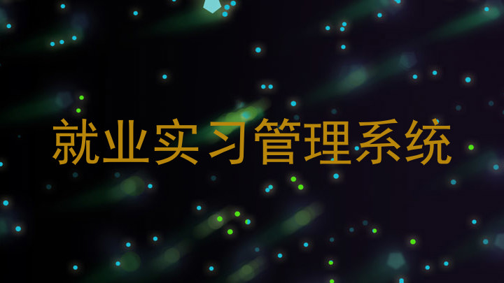 就業(yè)實習管理系統(tǒng)