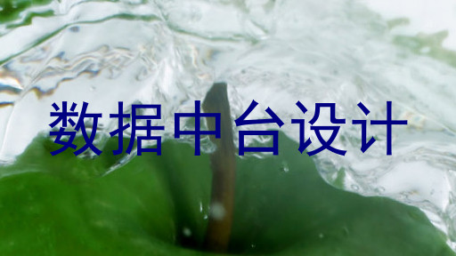 数据中台设计