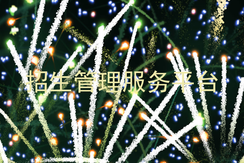招生管理服務(wù)平臺(tái)