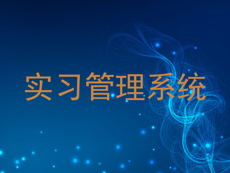 实习管理系统