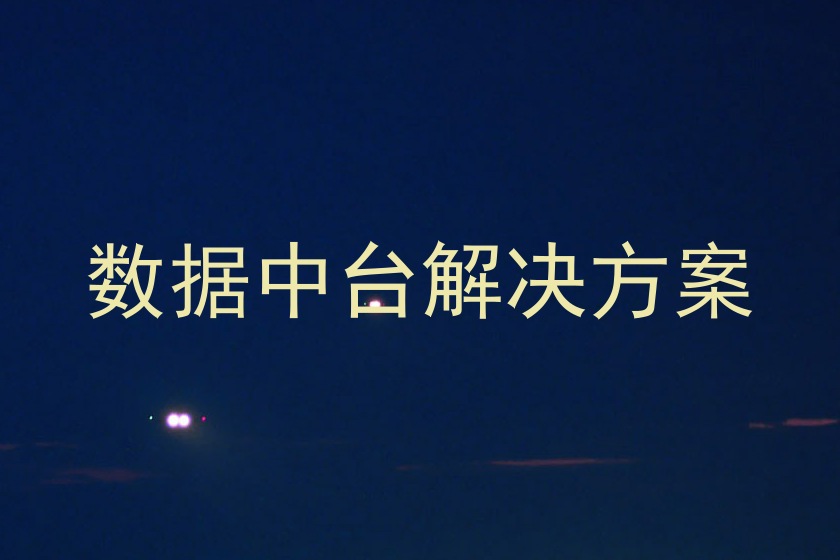 数据中台解决方案