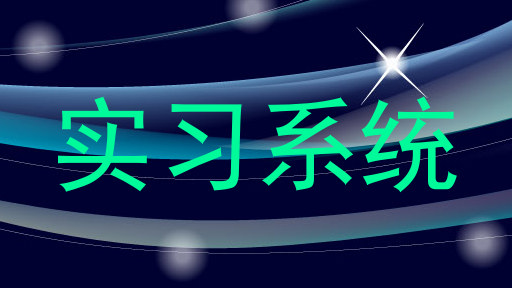 实习系统
