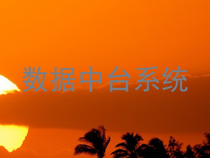 数据中台系统