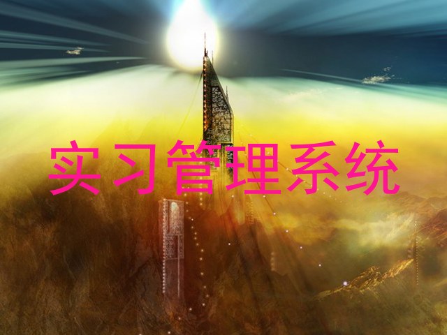 實習管理系統(tǒng)