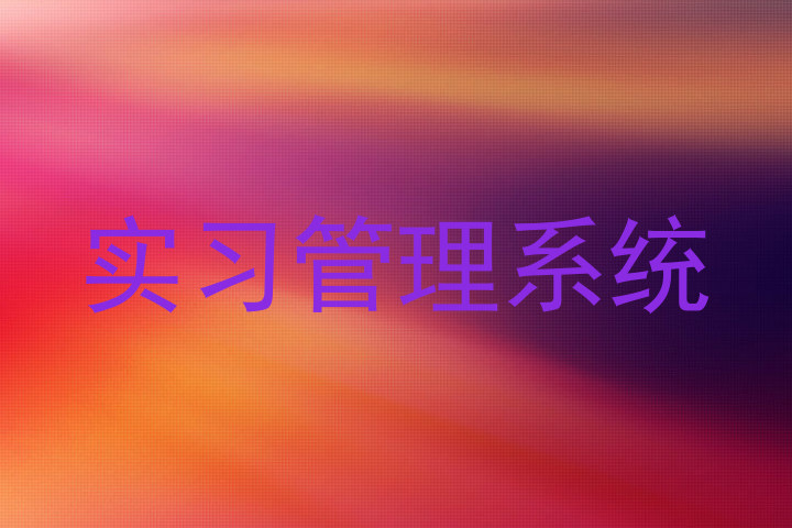 實習管理系統(tǒng)