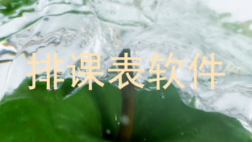 排课表软件