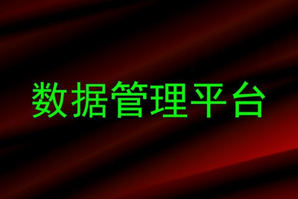 数据管理平台