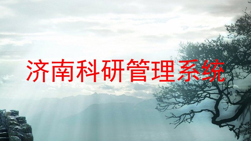 济南科研管理系统