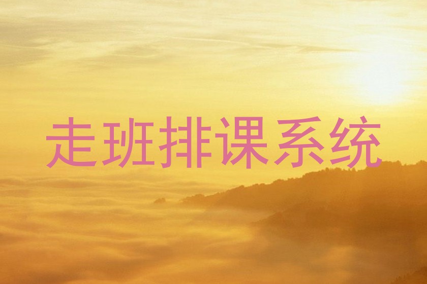 走班排课系统