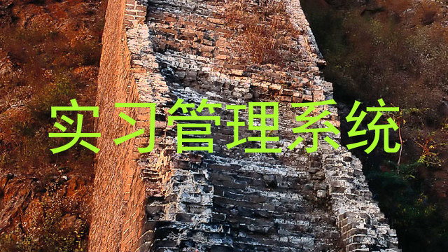 實(shí)習(xí)管理系統(tǒng)