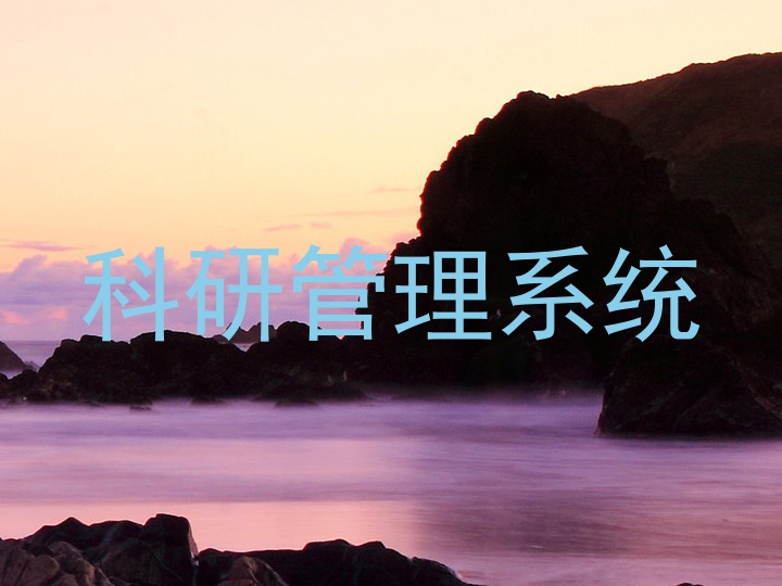 科研管理系统