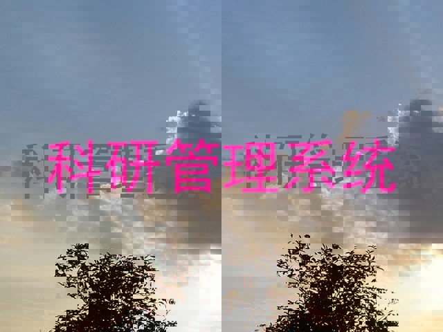 科研管理系统