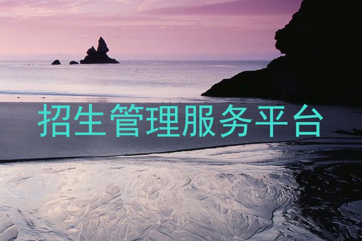 招生管理服務(wù)平臺