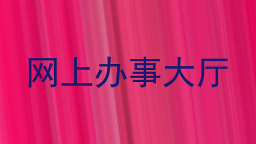 网上办事大厅