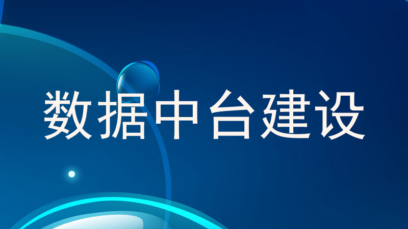数据中台建设