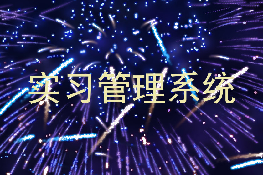 實習(xí)管理系統(tǒng)