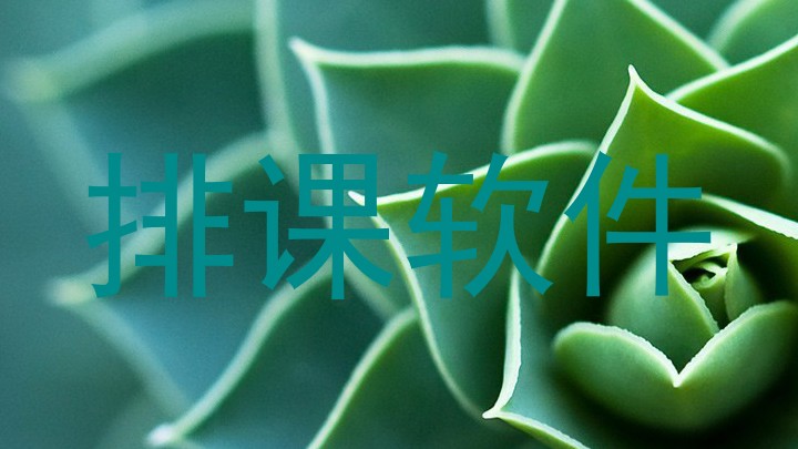 排课软件