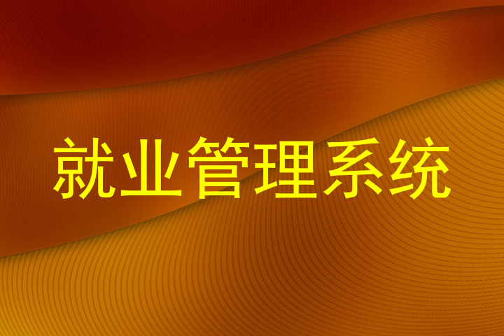 就业管理系统