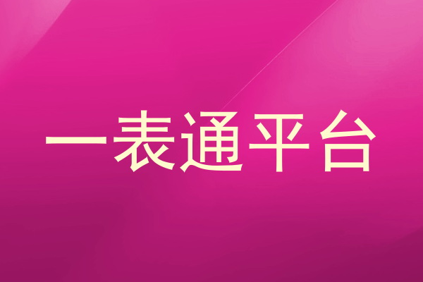 一表通平台