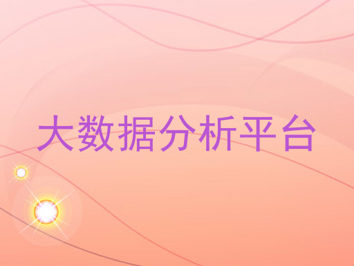 大数据分析平台