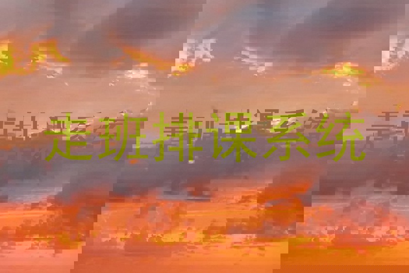 走班排课系统