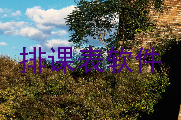排课表软件