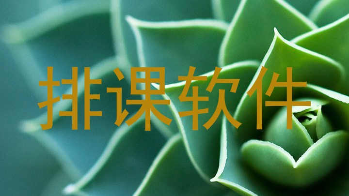 排课软件