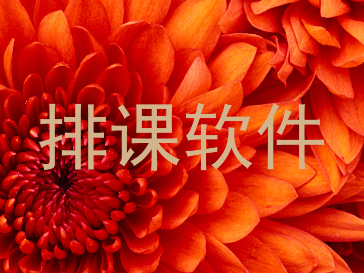 排课软件