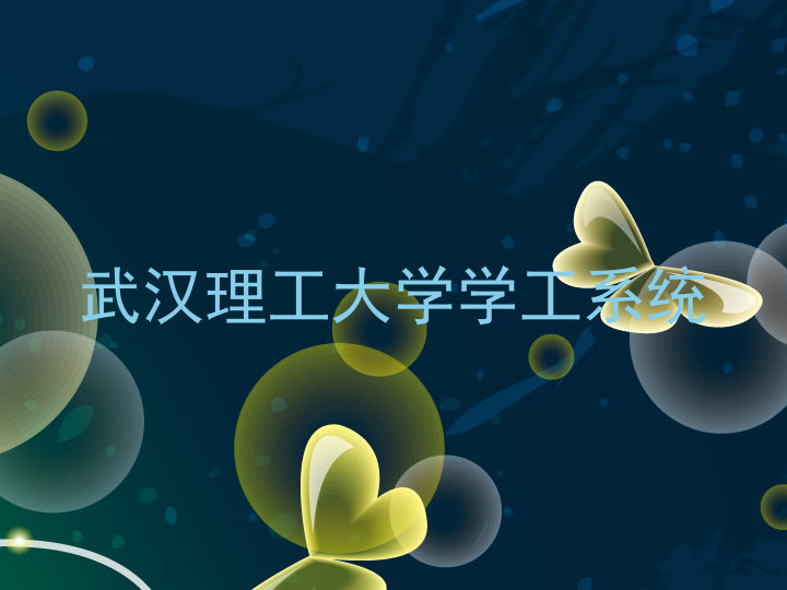 武汉理工大学学工系统
