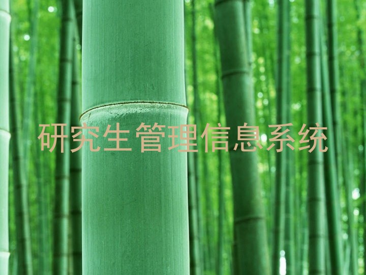研究生管理信息系统
