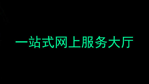 一站式网上服务大厅