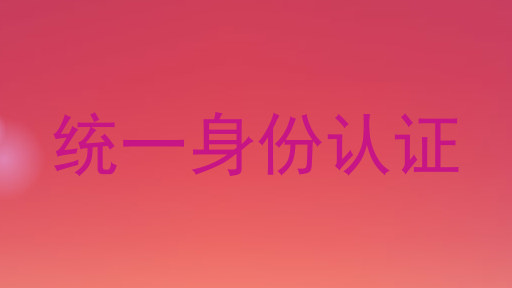 统一身份认证