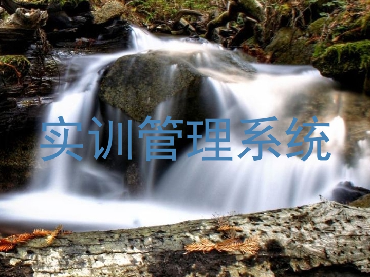 实训管理系统