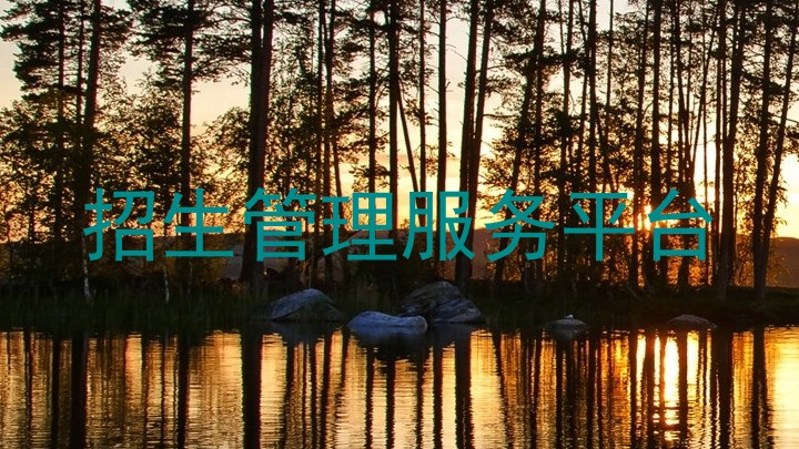 招生管理服務(wù)平臺(tái)