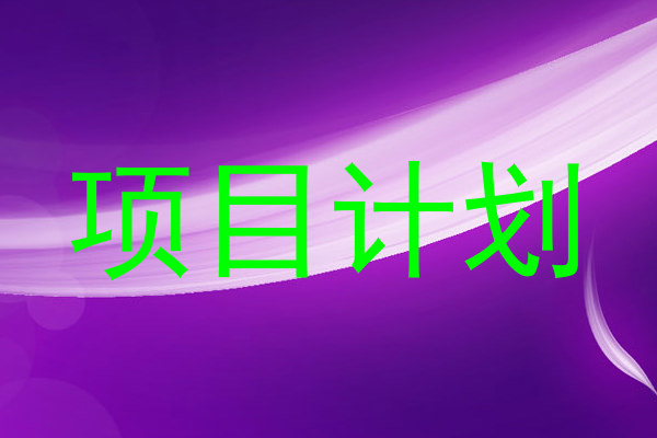 项目计划