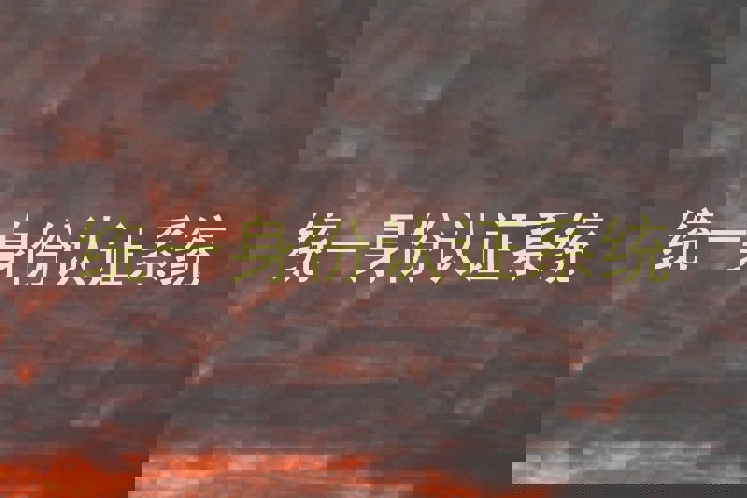统一身份认证系统