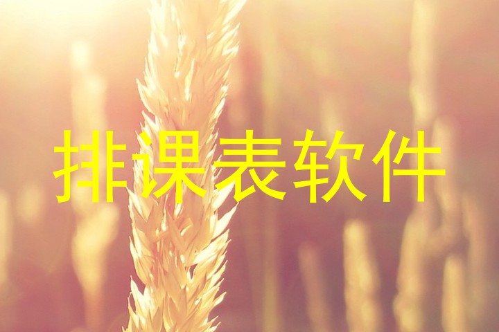 排课表软件