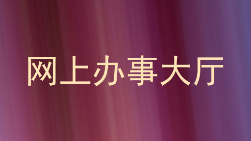 网上办事大厅