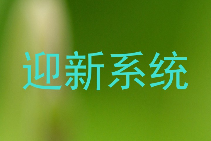 迎新系统