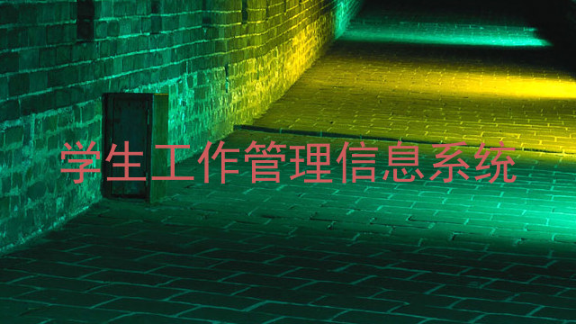 学生工作管理信息系统