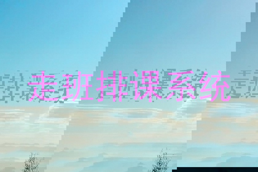走班排课系统