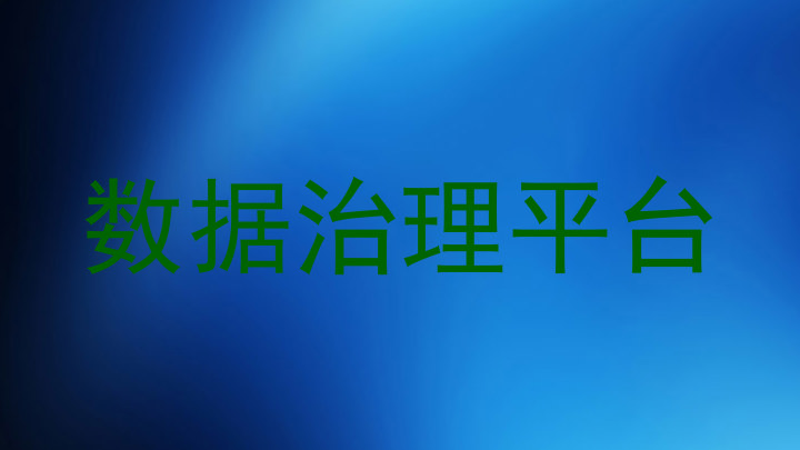 数据治理平台
