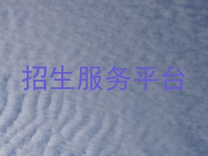 招生服务平台