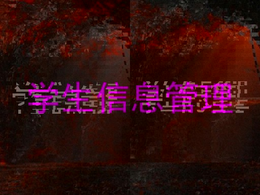学生信息管理