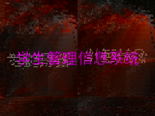 学生管理信息系统
