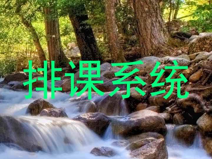 排课系统