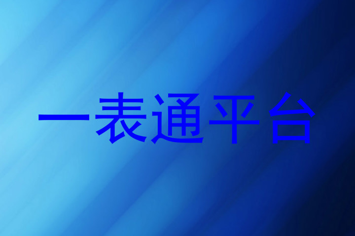 一表通平台