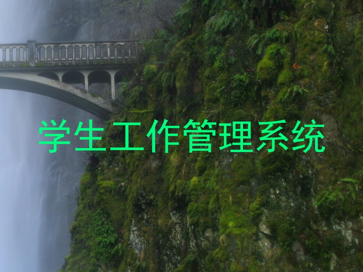 学生工作管理系统