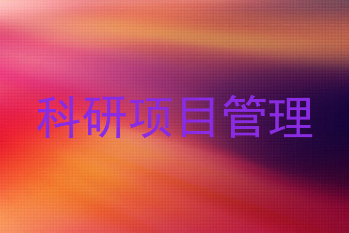 科研项目管理