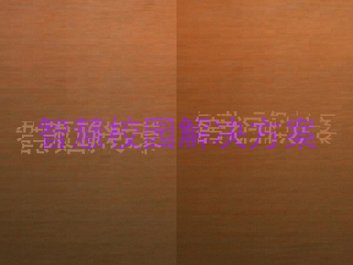 智慧校园解决方案